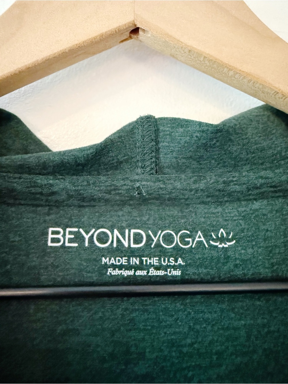 BEYOND YOGA Spacedye Everday Zip Up Hoodie Green Small - Picture 6 of 7